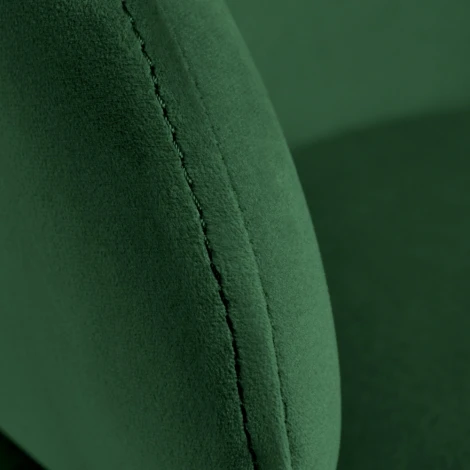 Стул-полукресло Emil зеленый с золотыми ножками Bradex Home арт.RF 0845