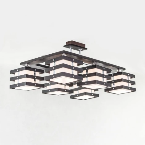 Потолочная люстра Citilux Киото CL133161 (220V, венге, куб)