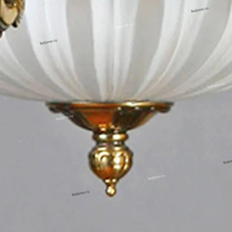 Люстра подвесная Ambiente by Brizzi Navarra, 6 ламп, бронза с белым