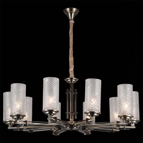 Подвесная люстра ILLUMICO IL8682-10P-10 BR (220V, на цепи)