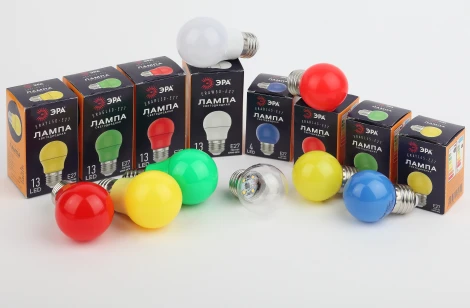 Лампочка светодиодная зеленая для Белт-лайт E27 3W ЭРА ERAGL50-E27