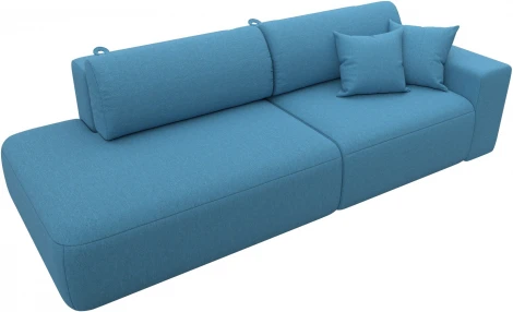 Диван прямой Лига-036 НПБ Модерн подлокотник справа Лига Диванов (Рогожка) арт.124765