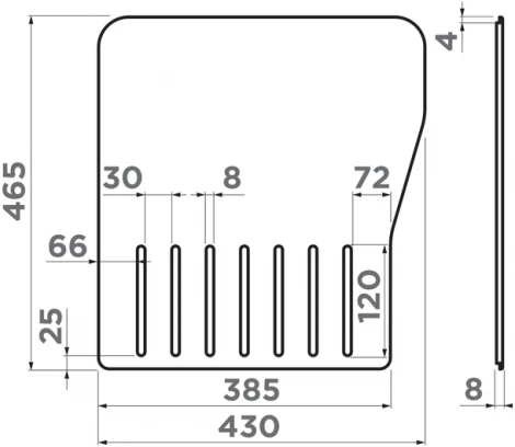 Разделочная доска Omoikiri CB-Maru-86 4999030