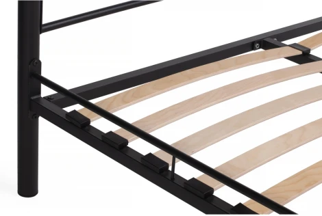 Двуспальная кровать Woodville Мэри 2 160х200 черная 402982