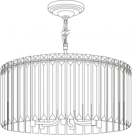 Подвесная люстра Citilux Джейн CL306161 (220V, на цепи, круглые)