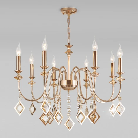 Подвесная люстра Eurosvet Telao 10120/8 золото