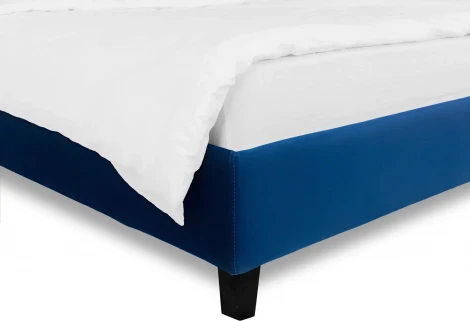 Кровать Queen II Sharlotta L 1600 ОГОГО (арт.577102), (Ткань/Синий)