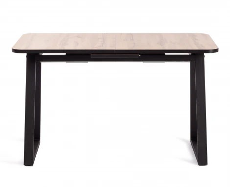 Стол MALTIDO ЛДСП/HPL/металл, 130 х 75+30 75 см, Дуб Вотан/чёрный Tetchair 19745