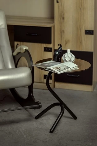 Стол журнальный Дуэт 5 черный/ тонированное от фабрики Mebelik