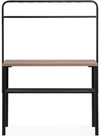 Барный стол Woodville Нари 120х50х171 галифакс олово / черный матовый 554136