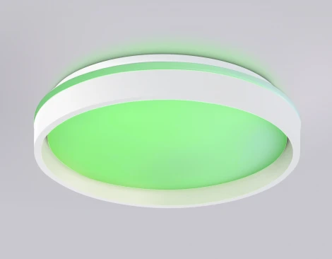 Потолочный светильник RGB круглый светодиодный с пультом Ambrella ORBITAL FZ601 (220V, круглые)
