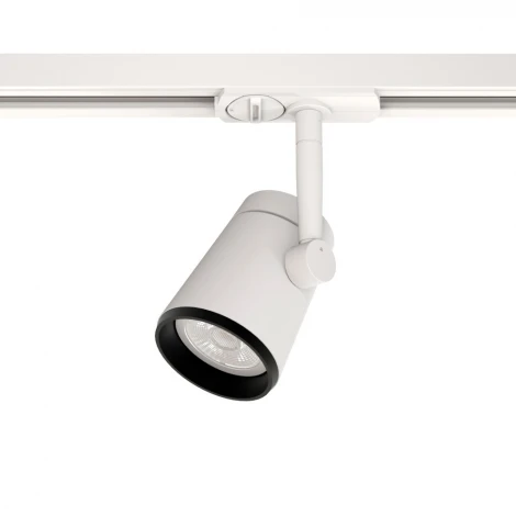 Трековый светильник однофазный 7W 220V White RAUMBERG 8129Wh (круглые)