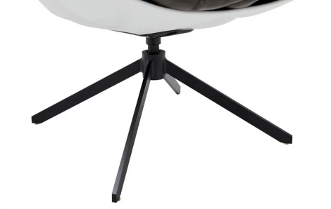 Кресло DС-1565D серый HE510-23B/ноги металл