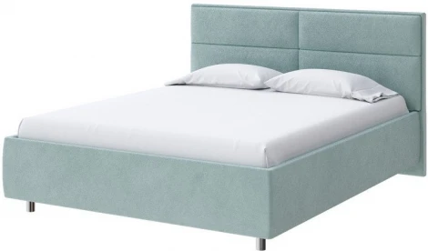 PROxSON Кровать Pado без основания (Ткань: Велюр Monopoly Мятный лёд (670)) 140x190