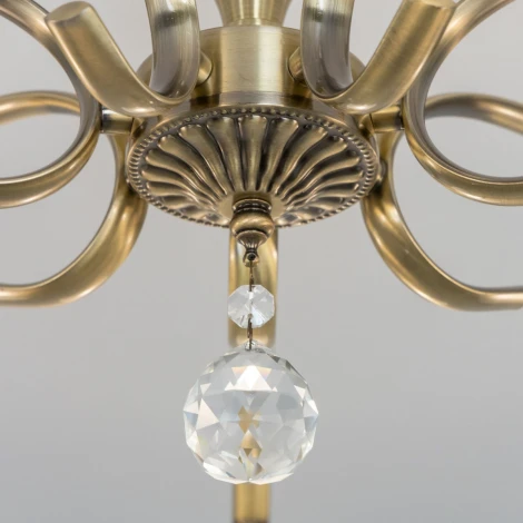 Потолочная люстра на штанге Citilux Франческа CL417173 (220V, хрусталь, подвески)