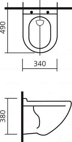 Унитаз подвесной Sanita luxe Attica luxe без микролифта