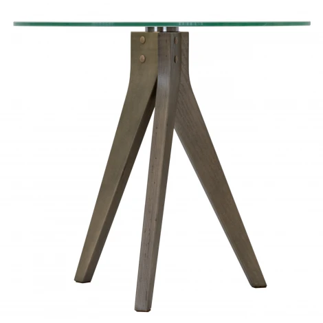 Стол журнальный Рилле 441 шимо/стекло прозрачное Mebelik 009582