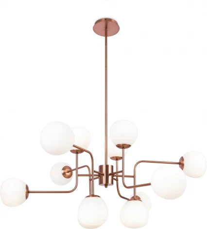 Потолочная люстра Maytoni Erich MOD221-PL-12-G (220V, шарики, молекулы)