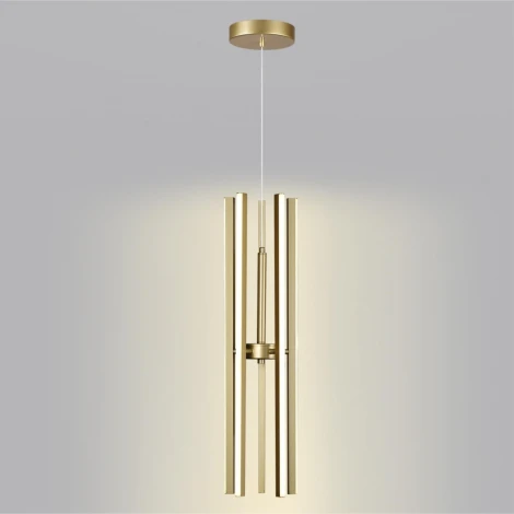 Подвесной светильник светодиодный Lumion Parker 6564/60L LEDIO золотой//металл/ LED 4000K 60W 220V (на проводе)