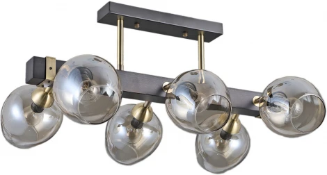 Спот на штанге ILLUMICO IL9736-6CSQ-79 BK AB (220V)