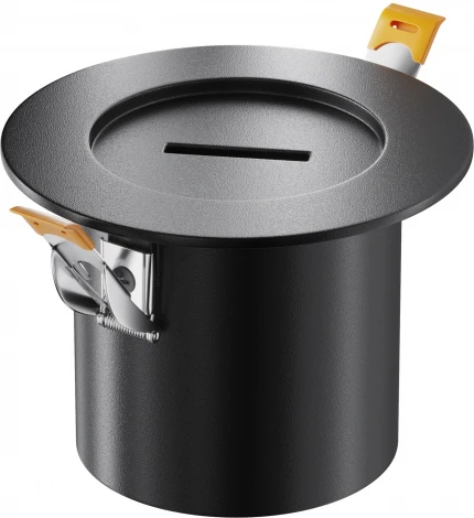 Потолочная чаша встраиваемая с коннектором питания черная Maytoni Accessories for system Parity TRA130RSC-2B (48V)
