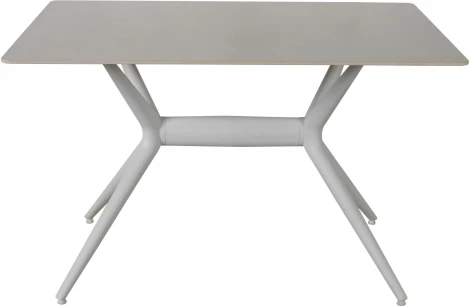 Стол обеденный обеденный JET CERAMIC прямоугольный 120*80 (Термопластичный полимер, Белый)