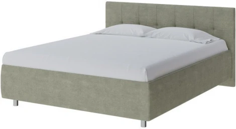 PROxSON Кровать Diamo без основания (Ткань: Велюр Лофти Олива) 180x190