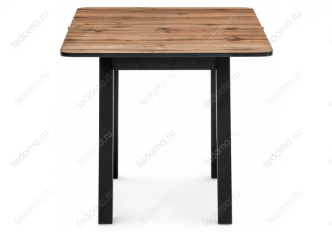 Стол Woodville Энлей 80 черный / дуб вотан 471767