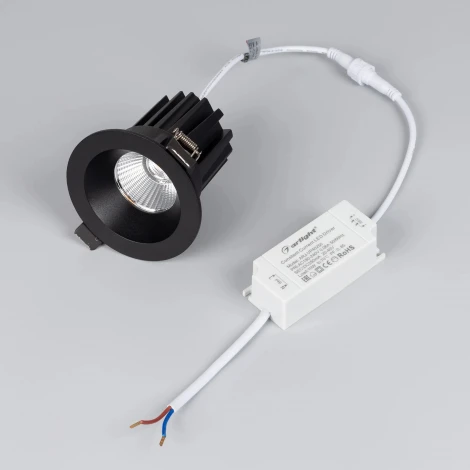 Встраиваемый точечный светильник MS-ATOLL-BUILT-R86-10W Day4000 (BK, 36 deg, 230V) (Arlight, IP54 Металл) 044614 (LED)