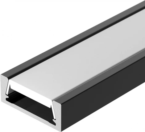 Профиль MIC-M-2000 ANOD BLACK (Arlight, Алюминий) 044540