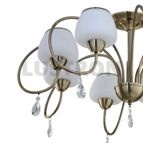 Потолочная люстра IDLamp Beatrice 855/8PF-Oldbronze