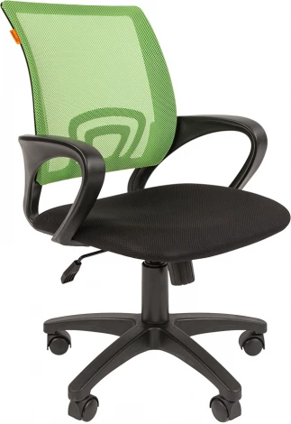 Компьютерное кресло CHAIRMAN 696 black (Пластик,Ткань,Сетка/Зеленый)