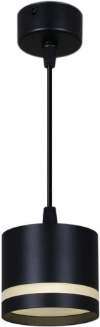 Подвесной светильник Reluce 53001-0.9-001LD GX53 BK (220V, на проводе)