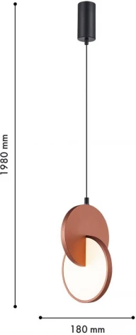 Подвесной светильник F-Promo Grahan 4607-1P (LED, 220V, на проводе, круглые)