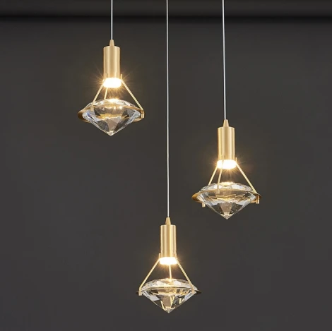 Подвесной светильник Glasgow Brass ImperiumLoft Glasgow01 (186785-23) (LED, 220V, на проводе)