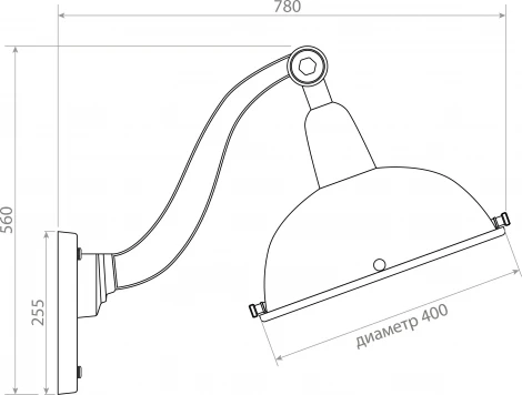 Настенный фонарь уличный Covali WL-30031 (220V, IP54)