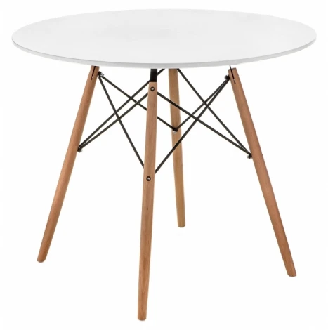 Стол Woodville Table 80 white / wood 15363