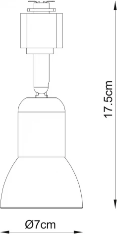 Трековый светильник Arte Lamp Gala A3156PL-1BK (220V)