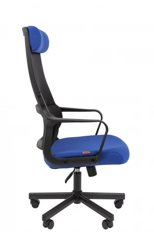 Офисное кресло Chairman 590 Россия черный/синий 7134737