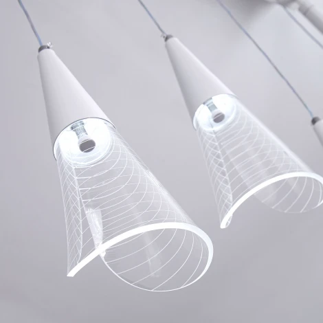 Подвесной светильник светодиодный с регулировкой цветовой температуры LED4U LED4U L7105-7 WТ