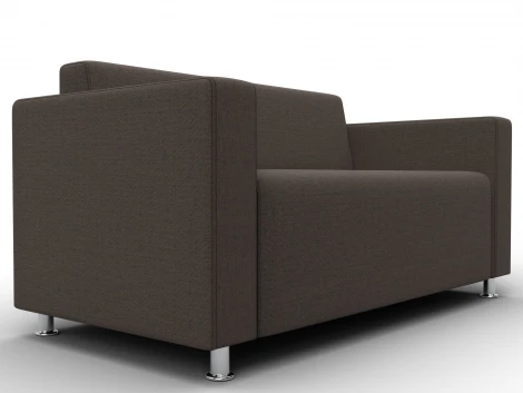 Диван прямой Лига-093 ВН (ДСП,Брус,Фанера,Рогожка/Коричневый) Лига Диванов 134954