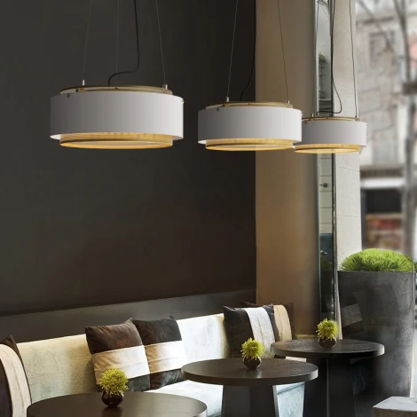 Подвесной светильник Casing 38 белый ImperiumLoft Casing01 (189561-26) (LED, 220V, на тросе, круглые, кольцо)