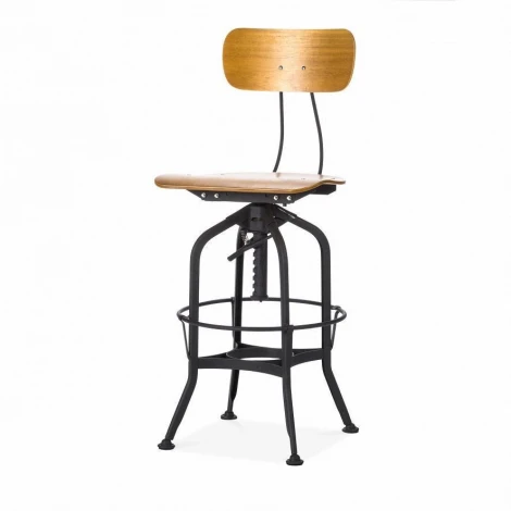 Барный стул Toledo Wood Бронза пушечная