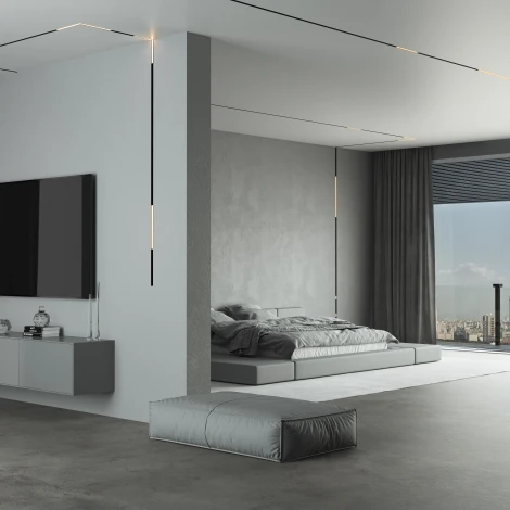 Трековый светильник Elektrostandard Slim Magneti L02 85002/01 20W 3000K (черный)