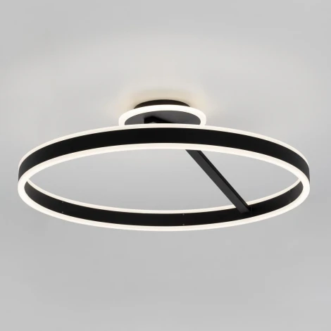 Потолочная люстра на штанге светодиодная с пультом Citilux Дуэт CL719761 (кольцо)