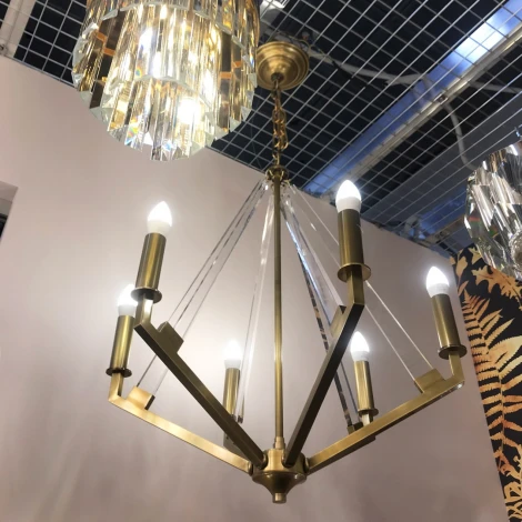 Подвесная люстра свеча Cloyd Limnor 10349 (220V, на цепи, свеча)