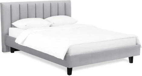 Кровать Queen II Sofia L 1600 ОГОГО (арт.577308), (Ткань/Серый)