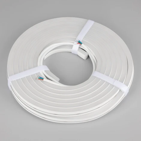 Светодиодная лента герметичная MOONLIGHT-PRO-SIDE-X360-12x17mm 24V RGB (12 W/m, IP67, 10m, wire x2) (Arlight, Вывод боковой) 055317