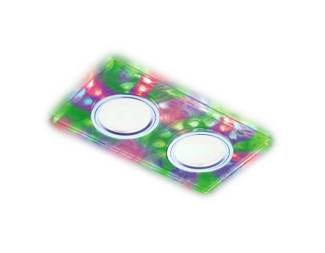 Встраиваемый точечный светильник Ambrella Декоративные Led+mr16 S234/2 W/CH/M (220V)