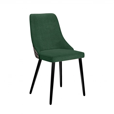 Стул DikLine 286 SB1/A2 зеленый, ножки черные 00-00080550 00-00080550
